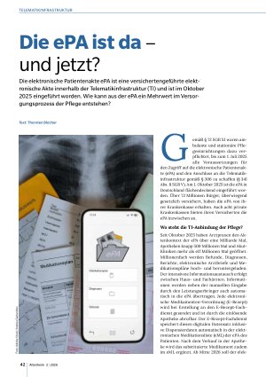 Vorschauseite 1: Die ePA ist da – und jetzt?