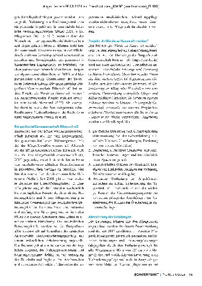 Vorschauseite 2: Ein zukunftsweisendes genossenschaftliches Sozialraumprojekt