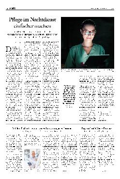 Vorschauseite 1: Pflege im Nachtdienst einfacher machen