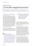 Vorschauseite 1: Bilanzgespräch „Es ist alles weggeschwommen. "
