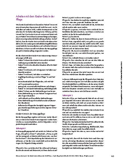 Vorschauseite 4: Der Kiesler-Kreis im Rahmen der CBASP-Therapie