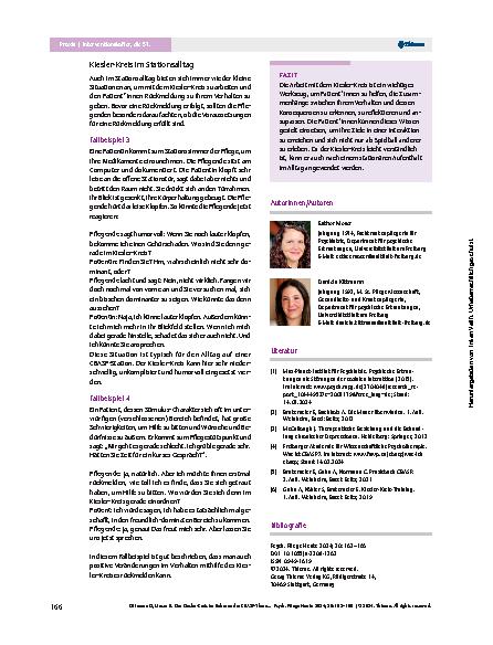 Vorschauseite 5: Der Kiesler-Kreis im Rahmen der CBASP-Therapie