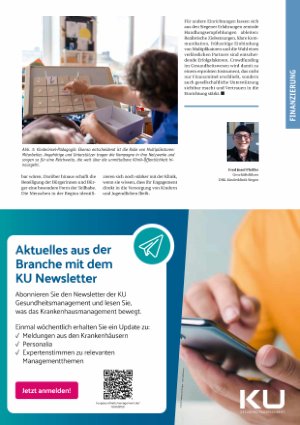 Vorschauseite 3: Gemeinsam Zukunft gestalten DRK-Kinderklinik Siegen nutzt Crowdfunding als Finanzierungsbaustein im Gesundheitswesen