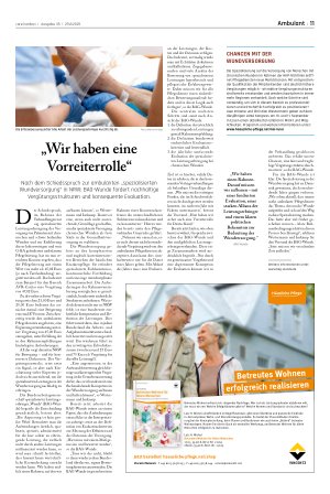 Vorschauseite 1: „Wir haben eine Vorreiterrolle“