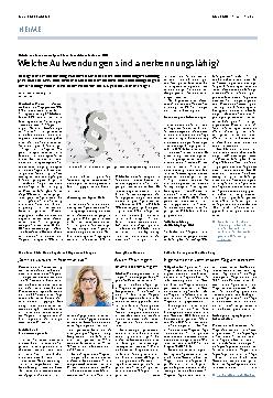 Vorschauseite 1: Welche Aufwendungen sind anerkennungsfähig?