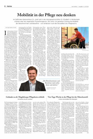 Vorschauseite 1: Mobilität in der Pflege neu denken