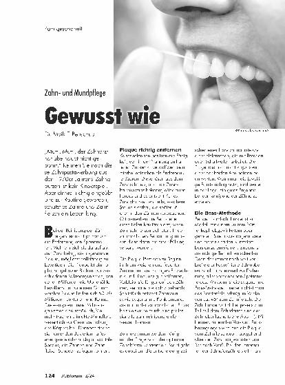 Vorschauseite 1: Zahnund Mundpflege - Gewusst wie