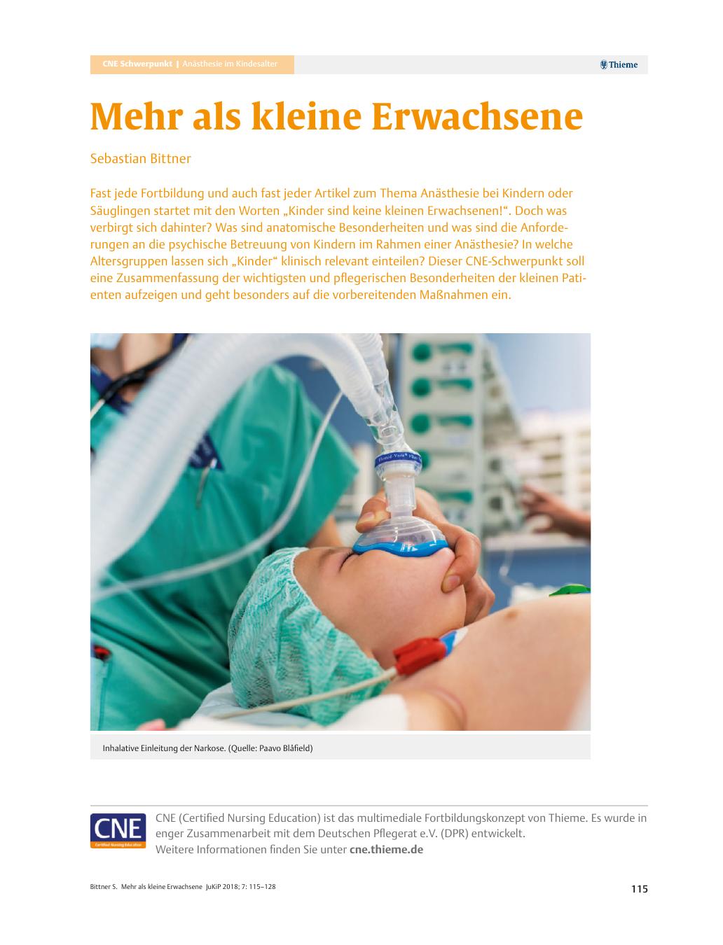 Vorschauseite 1: Mehr als kleine Erwachsene