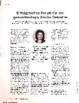 Vorschauseite 1: Erfolgreiches Forum für die gesundheitspolitische Debatte