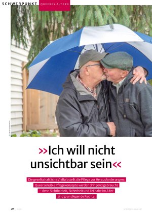 Vorschauseite 1: »Ich will nicht unsichtbar sein«