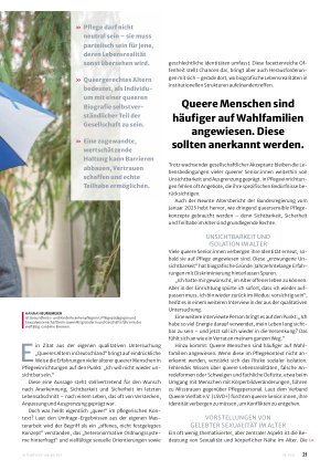 Vorschauseite 2: »Ich will nicht unsichtbar sein«