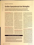 Vorschauseite 1: Großes Sparpotenzial bei Biologika