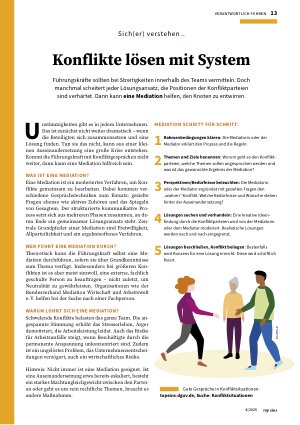 Vorschauseite 1: Konflikte lösen mit System