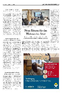 Vorschauseite 1: Neue Räume für das Wohnen im Alter