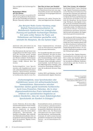 Vorschauseite 3: Wie digitale Patientenkommunikation in Medizinischen Versorgungszentren funktioniert