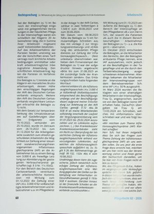 Vorschauseite 2: Zur Refinanzierung der Zahlung einer Inflationsausgleichsprämie durch die Krankenkassen