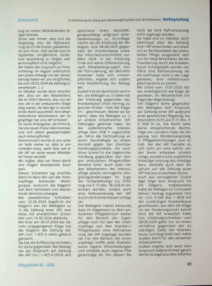 Vorschauseite 3: Zur Refinanzierung der Zahlung einer Inflationsausgleichsprämie durch die Krankenkassen