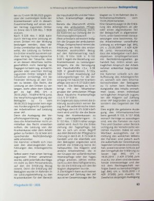 Vorschauseite 5: Zur Refinanzierung der Zahlung einer Inflationsausgleichsprämie durch die Krankenkassen