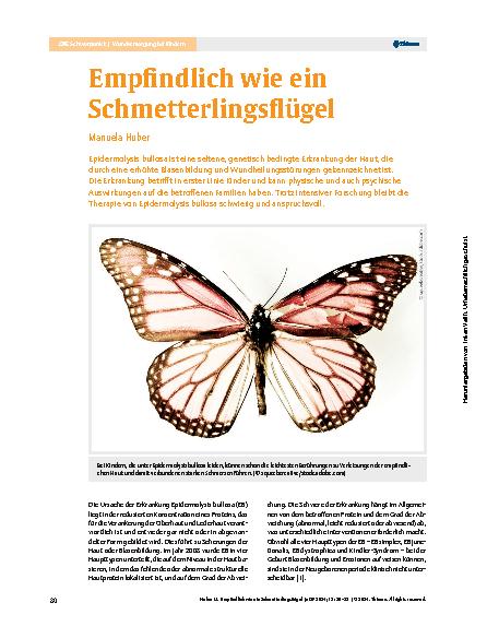 Vorschauseite 1: Empfindlich wie ein Schmetterlingsflügel.