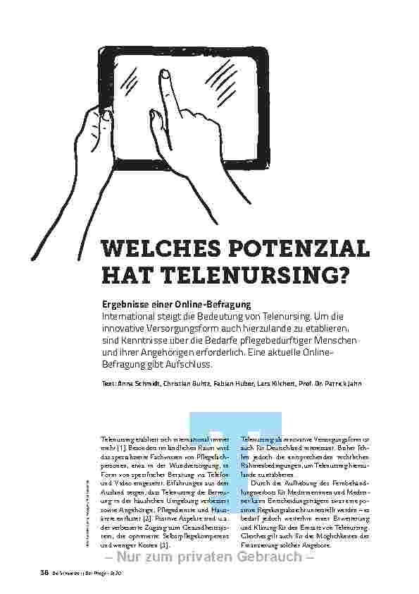 Vorschauseite 1: WELCHES POTENZIAL HAT TELEMEDIZIN?