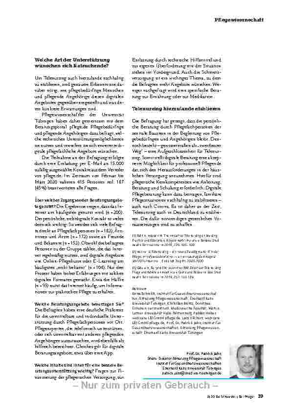 Vorschauseite 2: WELCHES POTENZIAL HAT TELEMEDIZIN?
