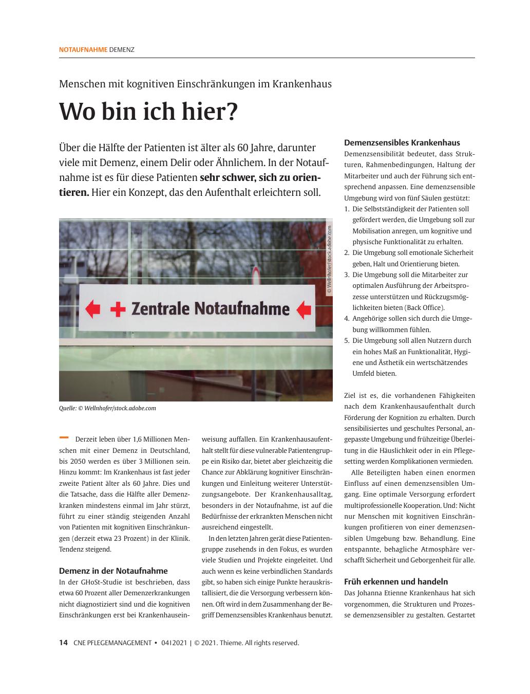 Vorschauseite 1: Wo bin ich hier?