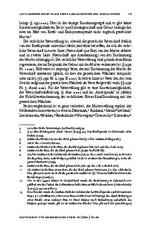 Vorschauseite 3: Abstammungsrecht nach einer Legalisierung der Eizellspende – rechtsvergleichende Impulse