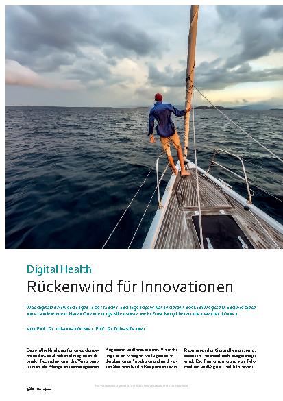 Vorschauseite 1: Digital Health Rückenwind für Innovationen