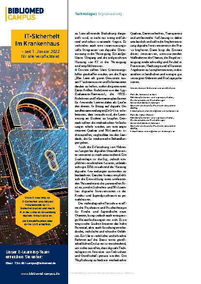 Vorschauseite 3: Digital Health Rückenwind für Innovationen