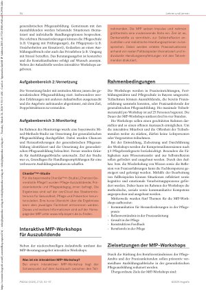 Vorschauseite 2: Interaktive Workshops mit Pflege-Azubis Anleitung für Workshops zur Stärkung von Pflege-Azubis