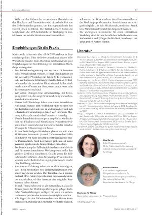 Vorschauseite 5: Interaktive Workshops mit Pflege-Azubis Anleitung für Workshops zur Stärkung von Pflege-Azubis