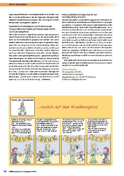 Vorschauseite 3: Neuer Rapid Report des IQWiG zu Studien für Wundauflagen