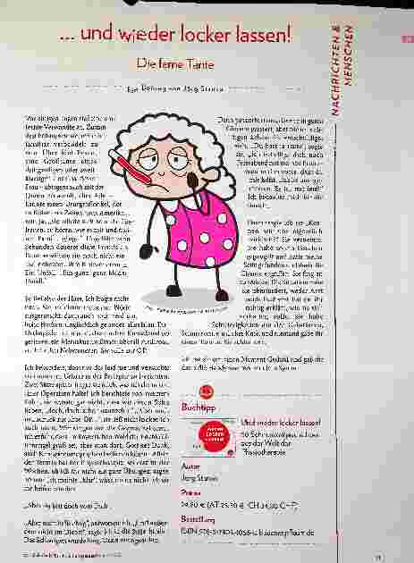 Vorschauseite 1: . .. und wieder locker lassen! Die ferne Tante