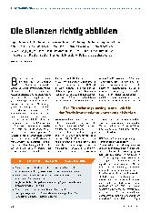 Vorschauseite 1: Die Bilanzen richtig abbilden.