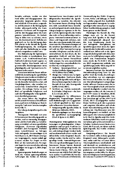 Vorschauseite 4: Sprachentwicklungsdiagnostik in der Sonderpädagogik