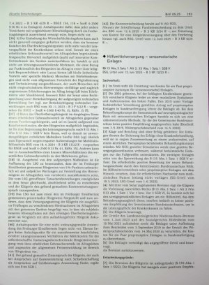 Vorschauseite 1: Hilfsmittelversorgung - sensomotorische Einlagen