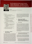 Vorschauseite 1: Die Krankenversicherung in unentwegter Bewegung - ein Blick auf die neuesten Revisionen der Gesetzgebung
