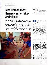 Vorschauseite 1: Mit neu denken: Gemeinsam effektiv optimieren