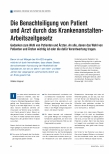 Vorschauseite 1: Die Benachteiligung von Patienten und Ärzten durch das Krankenanstalten-Arbeitszeitgesetz.