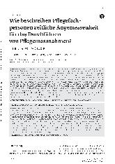 Vorschauseite 1: Wie beschreiben Pflegefachpersonen die zeitliche Angemessenheit für das Durchführen von Pflegemaßnahmen?
