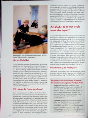 Vorschauseite 3: Stilles Leiden Tabuthema Beckenboden