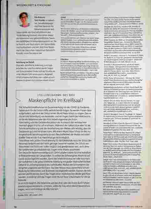 Vorschauseite 5: Community-Maske oder Schutzausrüstung?