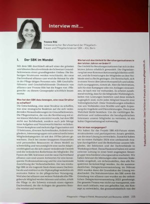 Vorschauseite 1: Interview mit. . Yvonne Ribi