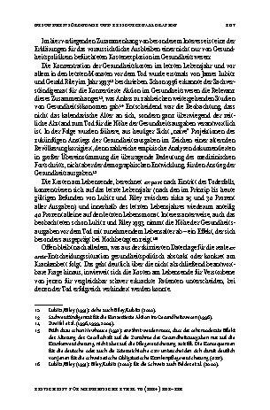Vorschauseite 5: Gesundheitsökonomie und Ressourcenallokation am Lebensende
