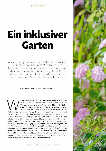 Vorschauseite 1: Ein inklusiver Garten