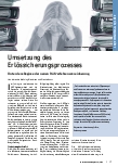 Vorschauseite 1: Umsetzung des Erlössicherungsprozesses: Unter dem Regime der neuen Prüfverfahrensvereinbarung