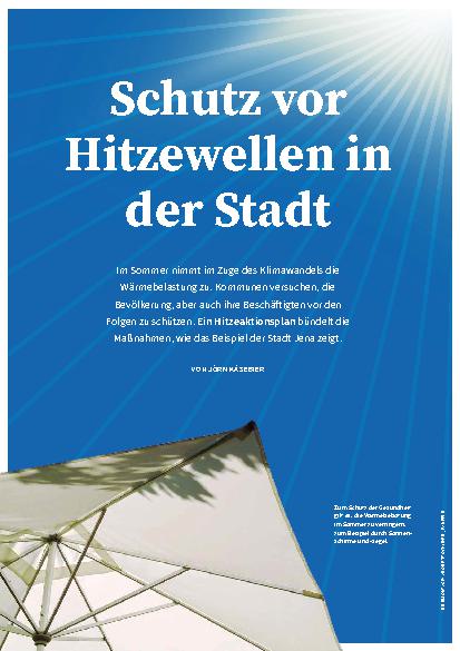 Vorschauseite 1: Schutz vor Hitzewellen in der Stadt
