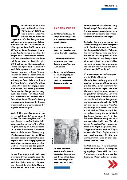 Vorschauseite 2: Schutz vor Hitzewellen in der Stadt