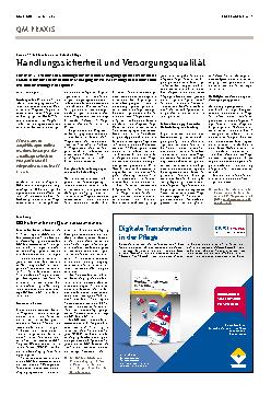Vorschauseite 1: Handlungssicherheit und Versorgungsqualität