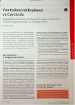 Vorschauseite 1: Von Rahmenlehrplänen zu Curricula